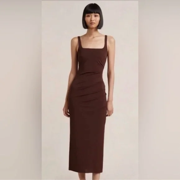 Bec & Bridge Chocolate Brown Tank Maxi Dress - Picture 1 of 4